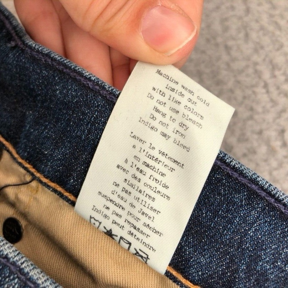 Rag & Bone Standard Issue Fit 1 In Extra Slim Jeans Mens 30 Linden Denim Classic - Picture 12 of 15